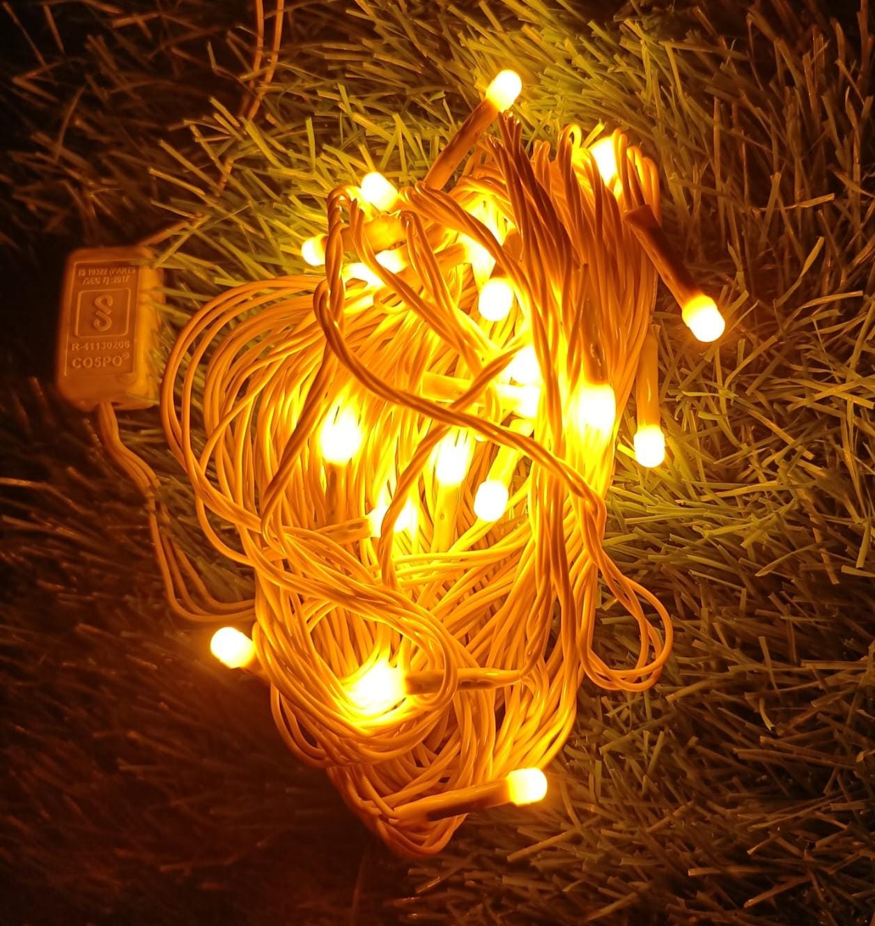 11M Pixel Still Yellow Colour String Light 24 Bulb (Print 15M)